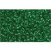 Creez cc7b perles de rocaille Toho 11/0 transparent grass green (10g)