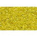 Vente au détail cc32 perles de rocaille Toho 11/0 silver lined lemon (10g)