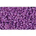 Creez cc928 perles de rocaille Toho 15/0 rainbow rosaline/purple lined (5g)
