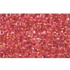 Achat en gros cc241 perles de rocaille Toho 15/0 rainbow light topaz/mauve lined (5g)