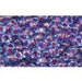 Achat au détail cc252 perles de rocaille Toho 6/0 inside colour aqua/purple lined (10g)