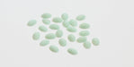 Achat en gros Set de 30 strass ovales à facettes couleur vert olive 4x6mm