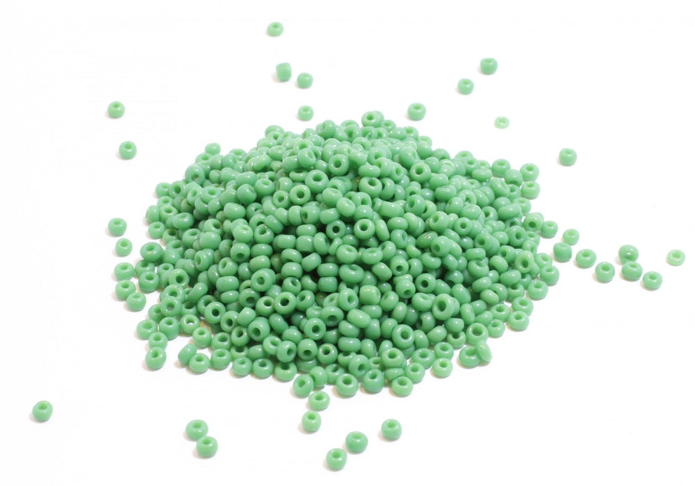 Acheter au détail Lot de 15g perles rondes en verre vert 2x2mm