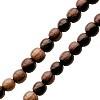 Acheter Perles rondes en bois d'ébene tigré sur fil 6 mm (1)