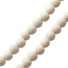 Achat Perles rondes en bois blanc sur fil 6mm (1)