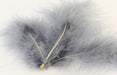 Achat au détail plumes naturelles colorées gris x3 ( 10-20 cm) créations manuelles, bijoux, décoration, scrapbooking