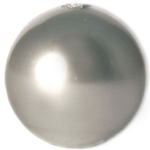 Perles Cristal 5810 crystal light grey pearl 12mm (5) - LaMercerieDesCopines