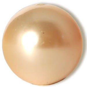 Perles Cristal 5810 crystal peach pearl 12mm (5) - LaMercerieDesCopines