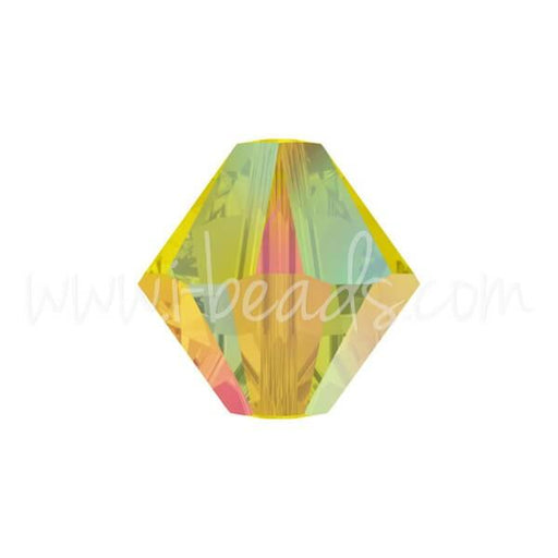 Acheter au détail Perles 5328 Cristal xilion bicone yellow opal AB 4mm (40)