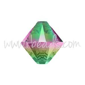 Achat Perles Cristal 5328 xilion bicone crystal paradise shine 2X 4mm (40)
