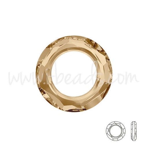 Vente au détail anneau cosmic Cristal crystal golden shadow 14mm (1)