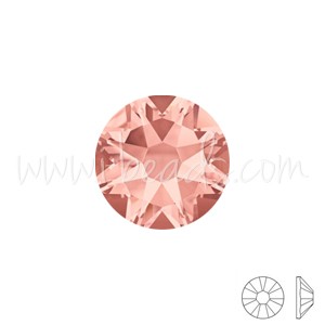 Strass à coller Cristal 2088 flat back blush rose ss16-3.9mm (60) - LaMercerieDesCopines