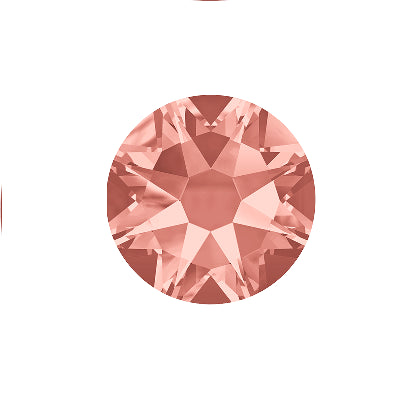 Cristal 2088 flat back rhinestones Rose Peach ss20-4.7mm (200) - LaMercerieDesCopines