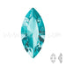 Vente au détail Cristal 4228 navette light turquoise 15x7mm (1)