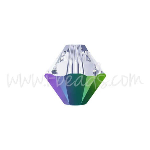 Acheter au détail Perles 5328 Cristal xilion bicone crystal scarabaeus green 3mm (40)