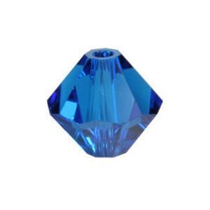 Creez Perles Cristal 5328 xilion bicone capri blue 4mm (40)