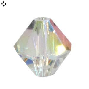 Achat Perles Cristal 5328 xilion bicone crystal ab 8mm (8)