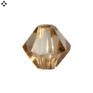 Creez Perles Cristal 5328 xilion bicone light colorado topaz 4mm (40)