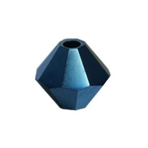 Achat Perles Cristal 5328 xilion bicone crystal métallic blue 2x 4mm (40)