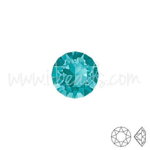 Cristal Cristal 1088 xirius chaton blue zircon 6mm-ss29 (6) - LaMercerieDesCopines