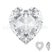 Coeur sertir Cristal 4831 antique heart crystal 11x10mm (2) - LaMercerieDesCopines