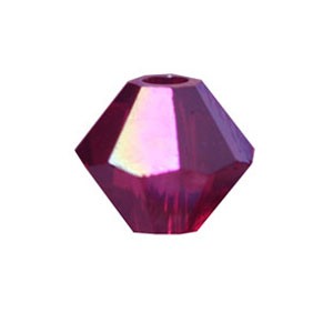 Acheter en gros perles Cristal 5328 xilion bicone ruby ab 4mm (40)