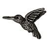 Vente Perle colibri métal plaqué gunmétal vieilli 13x18mm (1)