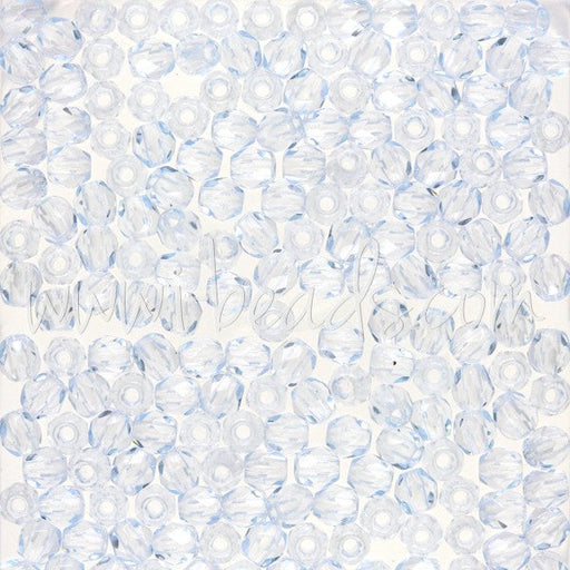 Achat en gros Perles facettes de boheme light sapphire 3mm (50)