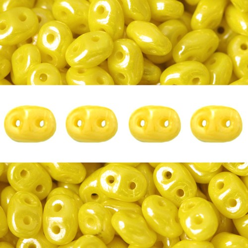 Creez Perles Super Duo 2.5x5mm Luster Opaque Yellow (10g)