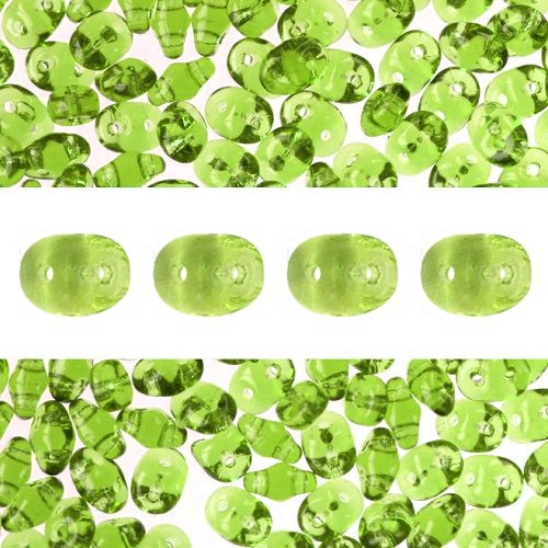 Creez Perles Super Duo 2.5x5mm Olivine (10g)