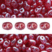 Creez Perles Super Duo 2.5x5mm luster ruby (10g)