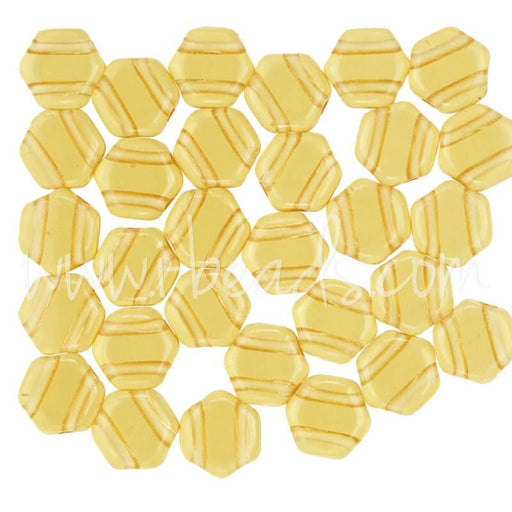 Creez Perles Honeycomb 6mm topaz transparent (30) ?id=17503306973319