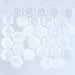 Achat Perles Honeycomb 6mm chalk luster (30)