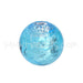 Creez Perle de Murano ronde aquamarine et argent 8mm (1)