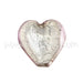 Creez Perle de Murano coeur cristal rose clair et argent 10mm (1)
