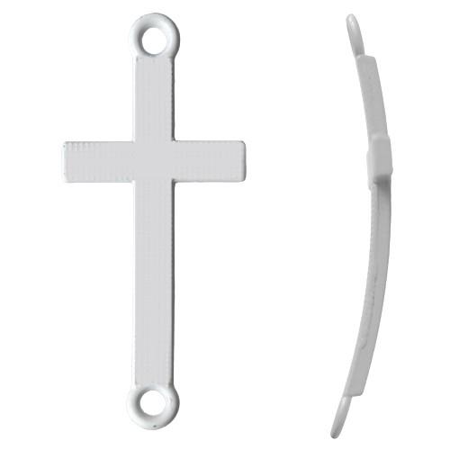 Vente Lien croix pour bracelet blanc 17x37mm (1)