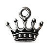 Achat Breloque couronne du roi métal plaqué argent vieilli 14.5mm (1)