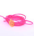Achat au détail 2 mètres de Cordon rose fluo en polyester 1 mm