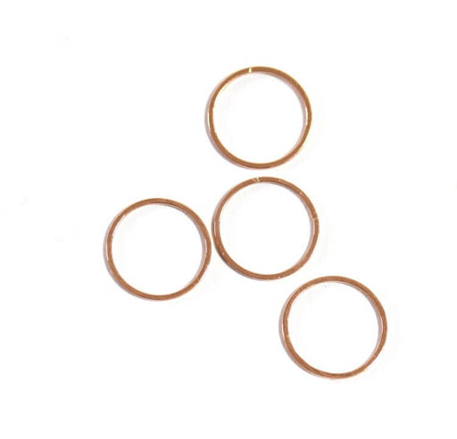 Vente en gros 2 anneaux dorés or rose connecteurs or 15 mm 1 mm apprêt bijoux
