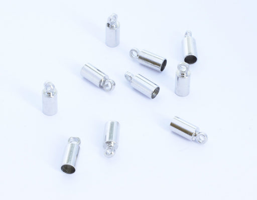 Vente embouts cordon x10 platine 3,5x9mm Lot de 10 embouts cordon