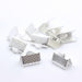 Vente embouts ruban griffe x10 embouts 8x6mm argenté lot de 10