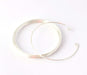 Acheter au détail 10 tours de fil à mémoire en métal 55mm de diamètre argenté création de colliers et bracelets