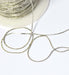 Creez 1 m chaine platine extra fine crantée serpent 0.9x0.6 mm