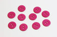 Achat en gros x10 boutons fantaisie rond rose fuchsia 15mm à coudre