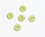 Vente en gros x5 boutons fantaisie ronds vert kaki 11mm à coudre