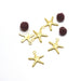 Achat X5 pendentifs étoile de mer en metal plaqué doré OR 19.5x19x2 mm, Trou: 2 mm .