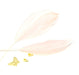Acheter plumes naturelles colorées rose x2 ( 4-6 cm) créations manuelles, bijoux, décoration, scrapbooking