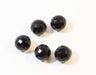 Creez avec 10 Perles Noires à Facettes en Acrylique