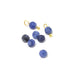 Achat en gros 5 perles en sodalite 4 mmforme géométrique octogonale bleu différent pour chaque perle