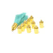 Acheter 20 embouts cordon ou pompon doré 10x5x4.5 mm, Trou: 3 mm Lot de 20 embouts cordon